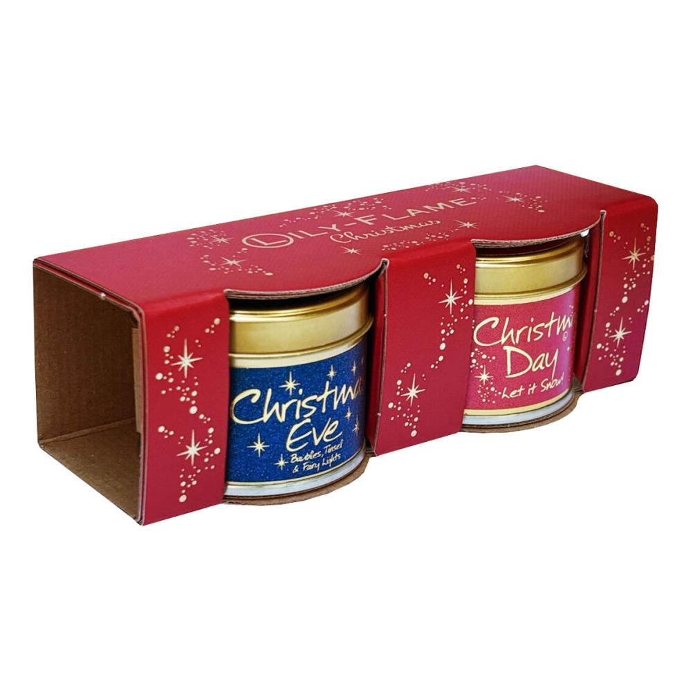 Lily-Flame Christmas 2 Mini Tin Candle Gift Set £12.59